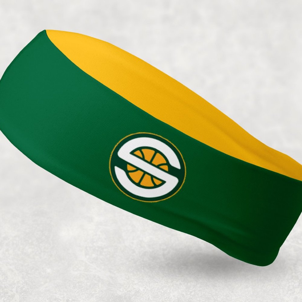 NEW - Reversible Seattle Supersonics Headband